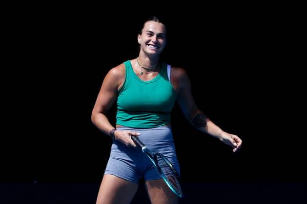 January 10, 2025: MELBOURNE, AUSTRALIA - JANUARY 10: Aryna Sabalenka during practice ahead of the 2025 Australian Open at Melbourne Park on January 10, 2025 in Melbourne, Australia. - ZUMAp121 20250110_zsp_p121_012 Copyright: xChrisxPutnamx