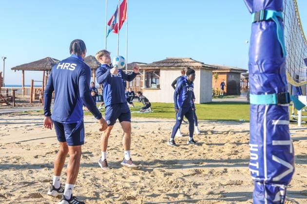10 01 2025, Football, Season 2024 2025, 2 Liga, Training camp FC Schalke 04 in Belek Turkey, Peter Remmert FC Schalke 04 Belek Turkey xRHR PHOTO TRx Copyright: RHR-FOTOx RHR-FOTO TR