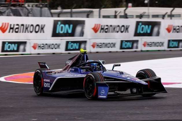 2025 FORMULA E MEXICO CITY ePRIX 55 HUGHES Jake (gbr), Maserati MSG Racing, Maserati Tipo Folgore, action during the Mexico City ePrix, 2nd round of the 2024-25 ABB FIA Formula E World Championship, WM, Weltmeisterschaft on the Autodromo Hermanos Rodriguez from January 10 to 11, 2025 in Mexico City, Mexico - Mexico CityMexico  Copyright: xEricxAlonsox
