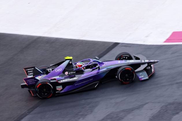 Antonio Felix da Costa POR Porsche, FIA Formula E World Championship Season 11, Mexico City E Prix, 10 01 2025, Mexico, 1 free practice session