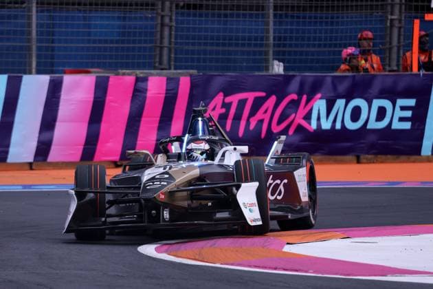 Mitch Evans NZL Jaguar, FIA Formula E World Championship Season 11, Mexico City E Prix, 10 01 2025, Mexico, 1 free practice session
