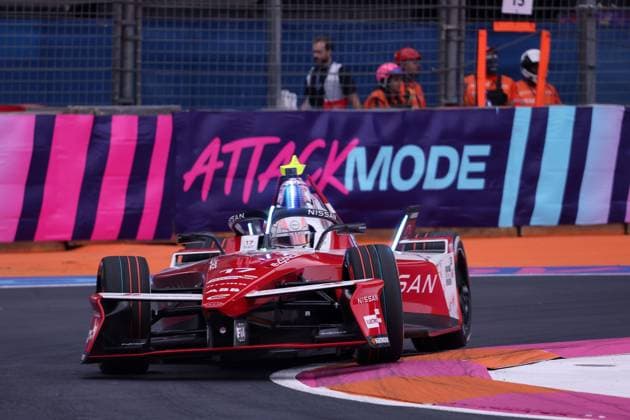 Norman Nato FRA Nissan, FIA Formula E World Championship Season 11, Mexico City E Prix, 10 01 2025, Mexico, 1 free practice session