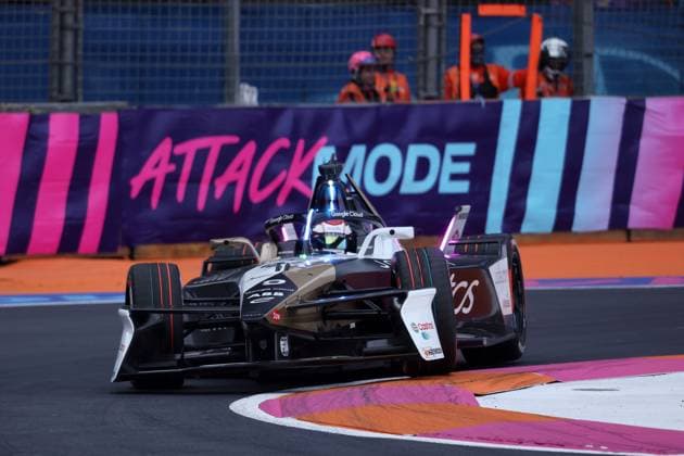 Mitch Evans NZL Jaguar, FIA Formula E World Championship Season 11, Mexico City E Prix, 10 01 2025, Mexico, 1 free practice session