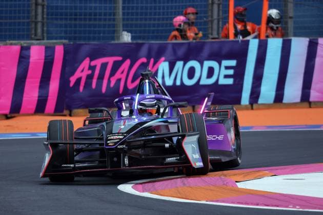 Pascal Wehrlein GER Porsche, FIA Formula E World Championship Season 11, Mexico City E Prix, 10 01 2025, Mexico, 1 free practice session