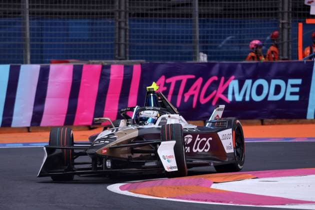 Nick Cassidy NZL Jaguar, FIA Formula E World Championship Season 11, Mexico City E Prix, 10 01 2025, Mexico, 1 free practice session