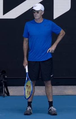 Darren Cahill, coach of Jannik Sinner Australian Open, Saturday Previews, Tennis, Melbourne Park, Melbourne, Australia - 11 Jan 2025  Copyright: xEllaxLing Shutterstockx 15095107a