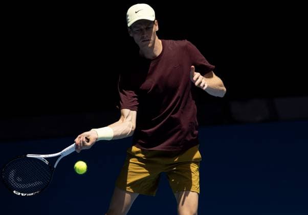 Jannik Sinner of Italy during practice Australian Open, Saturday Previews, Tennis, Melbourne Park, Melbourne, Australia - 11 Jan 2025  Copyright: xEllaxLing Shutterstockx 15095107g