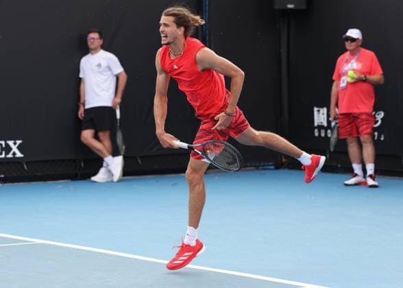 Tennis, Australian Open, Alexander Zverev training