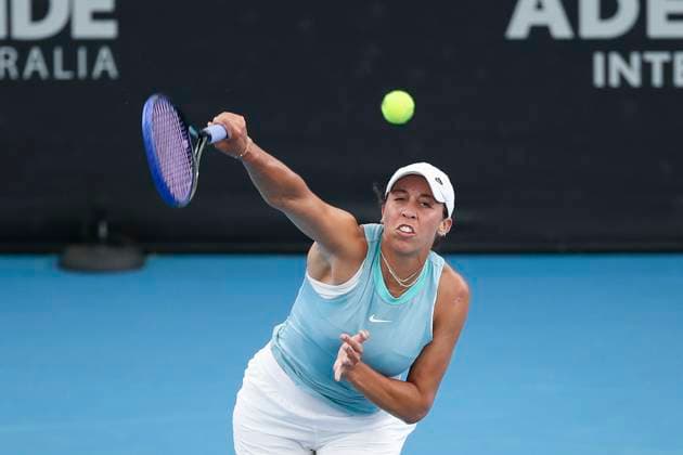 TENNIS ADELAIDE INTERNATIONAL, Madison Keys of the USA in the Women?s Final match against Jessica Pegula of the USA during the Adelaide International at Memorial Drive Tennis Club in Adelaide, Saturday, January 11, 2025. ( NO ARCHIVING, EDITORIAL USE ONLY, NO USE IN BOOKS WITHOUT CONSENT ADELAIDE SOUTH AUSTRALIA AUSTRALIA  Copyright: xMATTxTURNERx 20250111148552093411