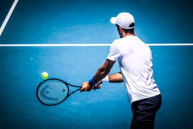 January 11, 2025: MELBOURNE, AUSTRALIA - JANUARY 11: Novak Djokovic of Serbia during practice ahead of the 2025 Australian Open at Melbourne Park on January 11, 2025 in Melbourne, Australia. - ZUMAp121 20250111_zsp_p121_016 Copyright: xChrisxPutnamx