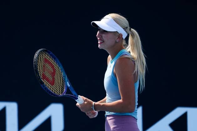January 11, 2025: MELBOURNE, AUSTRALIA - JANUARY 11: Anastasia Potapova during practice ahead of the 2025 Australian Open at Melbourne Park on January 11, 2025 in Melbourne, Australia. - ZUMAp121 20250111_zsp_p121_038 Copyright: xChrisxPutnamx