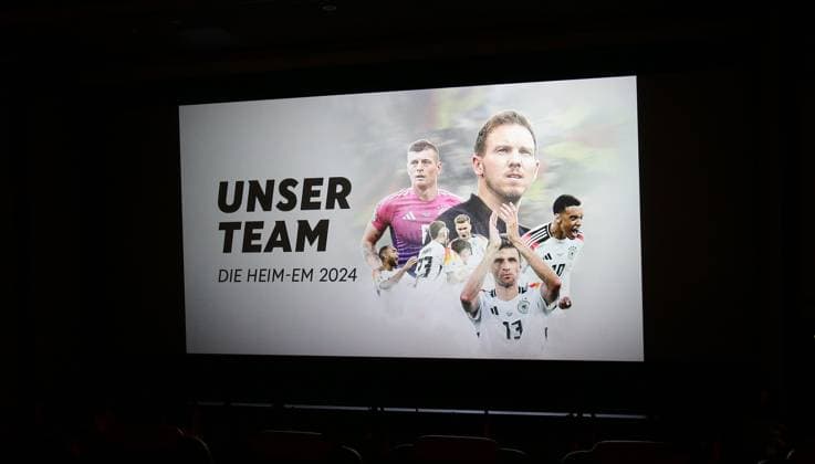 Stuttgart , Documentary Our Team The Home EM 2024 at CinemaxX Stuttgart SI Centrum ,