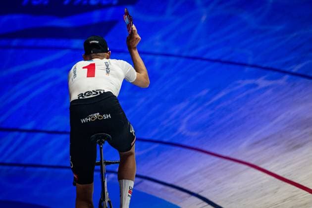 POLITT Nils Sixdays Bremen 2025 Team 1 HERMES SYSTEME POLITT Nils GER Red Award Ceremony Medal Ceremony Podium Landscape horizontal Landscape Event Event Sixdays Bremen 2025 Category Category Cycling Track Cycling Sixdays Elite Men Location Location Europe Germany Bremen ÖVB Arena Discipline Madison Distance m Date Date 10 01 2025 Friday Day 1