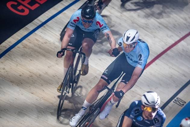 EEFTING Roy, ABMA Elmar Sixdays Bremen 2025 Team 2 VILSA ABMA Elmar NED Black EEFTING Roy NED Red Landscape horizontal Landscape Event Event Sixdays Bremen 2025 Category Category Category Cycling Track Cycling Sixdays Elite Men Location Location Europe Germany Bremen ÖVB Arena Discipline Madison Distance m Date Date 10 01 2025 Friday Day 1