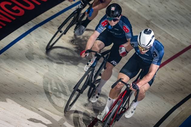 WINKLER Oskar, KOKAS Raphael Sixdays Bremen 2025 Team 8 NORDWEST TICKET WINKLER Oskar DEN Black KOKAS Raphael AUT Red Landscape horizontal Landscape Event Event Sixdays Bremen 2025 Category Category Cycling Track Cycling Sixdays Elite Men Location Location Europe Germany Bremen ÖVB Arena Discipline Madison Distance m Date Date 10 01 2025 Friday Day 1