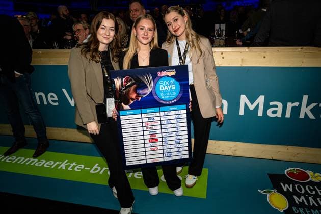 Signing In Table Sixdays Bremen 2025 Signing In Table Landscape horizontal Landscape Event Event Sixdays Bremen 2025 Category Category Cycling Track Cycling Sixdays Elite Location Location Europe Germany Bremen ÖVB Arena Discipline Distance m Date Date 10 01 2025 Friday Day 1