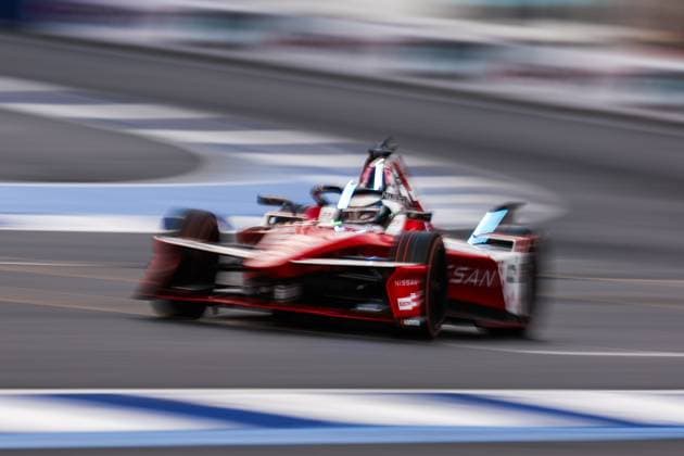 2025 FORMULA E MEXICO CITY ePRIX 23 ROWLAND Oliver (gbr), Nissan Formula E Team, Nissan e-4ORCE 05, action during the Mexico City ePrix, 2nd round of the 2024-25 ABB FIA Formula E World Championship, WM, Weltmeisterschaft on the Autodromo Hermanos Rodriguez from January 10 to 11, 2025 in Mexico City, Mexico - Mexico CityMexico  Copyright: xEricxAlonsox