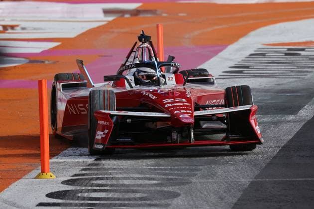 Oliver Rowland GBR Nissan, FIA Formula E World Championship Season 11, Mexico City E Prix, 11 01 2025, Mexico