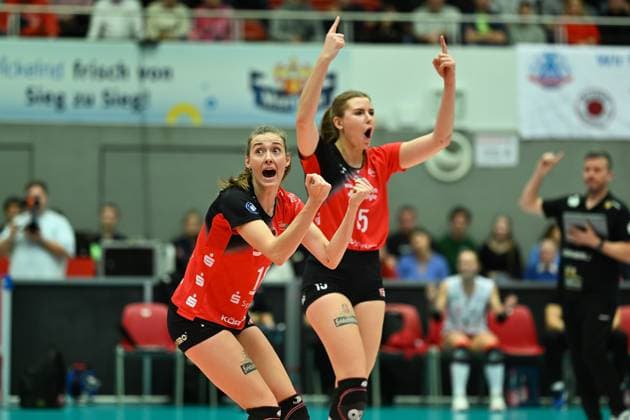 Sarah Straube Dresdner SC, 18 Dresdner SC vs Allianz MTV Stuttgart, 1 Volleyball Bundesliga Women, Season 2024 2025, 11 01 2025 Dresdner SC vs Allianz MTV Stuttgart, 1 Volleyball Bundesliga Women, Season 2024 2025, 11 01 2025 Dresden Copyright: xEibner-Pressefoto PatrickxHoepnex EP_PHR