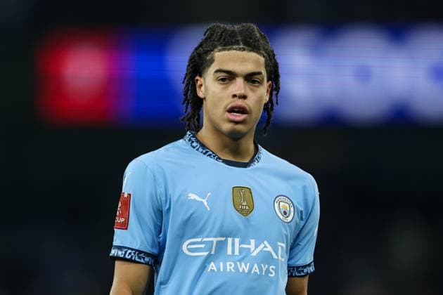 Emirates FA Cup 3rd Round Manchester City v Salford City Jahmai Simpson-Pusey of Manchester City during the Emirates FA Cup 3rd Round match Manchester City vs Salford City at Etihad Stadium, Manchester, United Kingdom, 11th January 2025 (Photo by Mark Cosgrove News Images) Copyright: xMarkxCosgrove NewsxImagesx