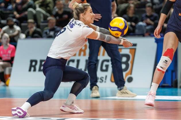 11 01 25, Berlin, Volleyball 2 Bundesliga, Women, Matchday 12, BBSC Berlin VFL Oythe at Max Schmelling Halle BBSC Berlin VFL Oythe