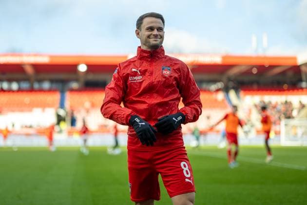 Leonardo Scienza FC Heidenheim, 08 , GER, 1 FC Heidenheim vs 1 FC Union Berlin, Football, Bundesliga, Matchday 16, Season 2024 2025, 11 01 2025, DFL DFB REGULATIONS PROHIBIT ANY USE OF PHOTOGRAPHS AS IMAGE SEQUENCES AND OR QUASI VIDEO, Eibner Pressefoto Sascha Walther GER, 1 FC Heidenheim vs 1 FC Union Berlin, Football, Bundesliga, Matchday 16, Season 2024 2025, 11 01 2025 Heidenheim Copyright: xEibner-Pressefotox EP_EER