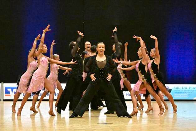 GER Dancing, 1 Bundesliga of Latin formations 11 01 2025, GER Dancing, 1 Bundesliga of Latin formations,, preliminary round, in the picture Gruen Gold Club Bremen B with the theme Music is the key nordphotoxGmbH xWitke nph00002