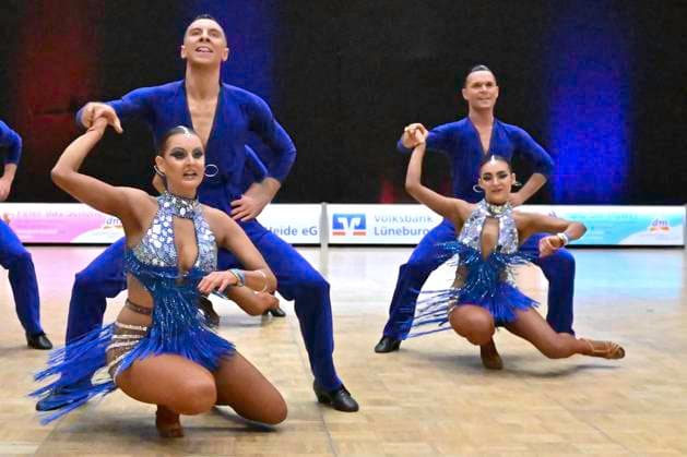 GER Dancing, 1 National League of Latin Formations 11 01 2025, GER Dancing, 1 National League of Latin Formations,, preliminary round, in the picture SG Badenia Weinheim A with the theme Avatar nordphotoxGmbH xWitke nph00002