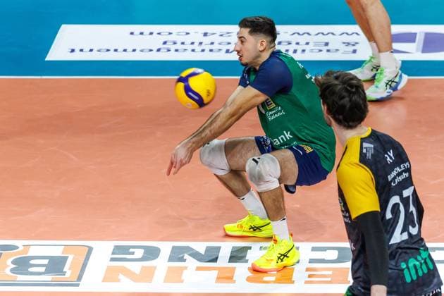 11 01 25, Berlin, Volleyball 1 Bundesliga, Men, Matchday 15, BR Volleys SSC Karlsruhe, Max Schmeling Halle BR Volleys SSC Karlsruhe