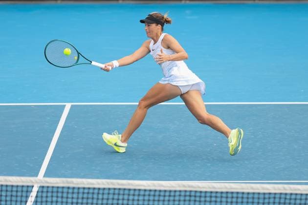 Tatjana Maria, Australian Open 2024, Melbourne Park, Melbourne, Victoria, Australia Copyright: xJuergenxHasenkopfx