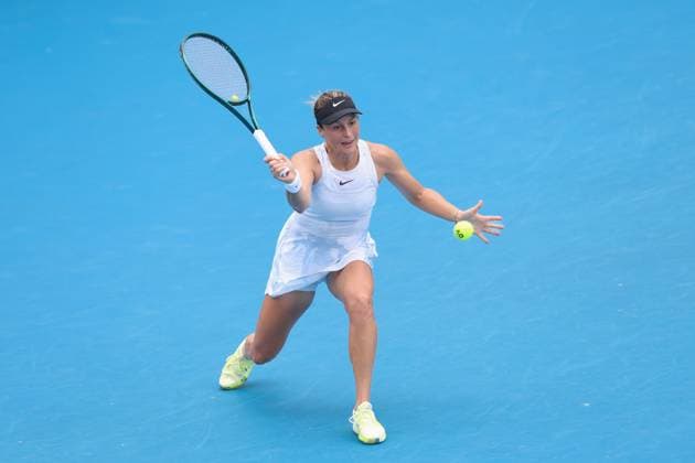 Tatjana Maria, Australian Open 2024, Melbourne Park, Melbourne, Victoria, Australia Copyright: xJuergenxHasenkopfx