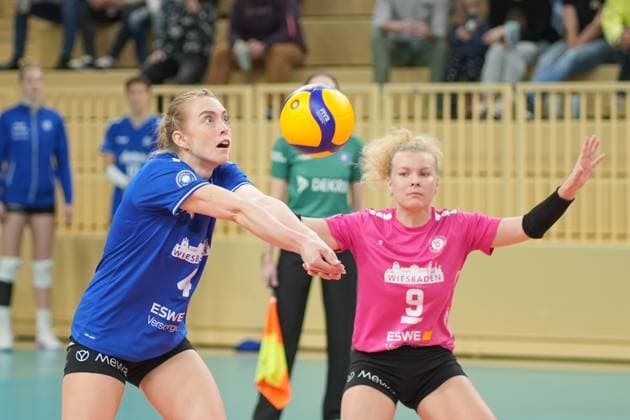 Volleyball, Women, VC Wiesbaden - SC Potsdam