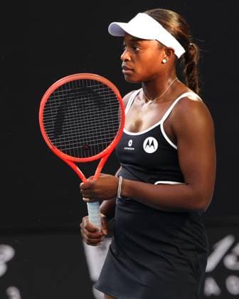 Sloane Stephens, Australian Open 2024, Melbourne Park, Melbourne, Victoria, Australia Copyright: xJuergenxHasenkopfx