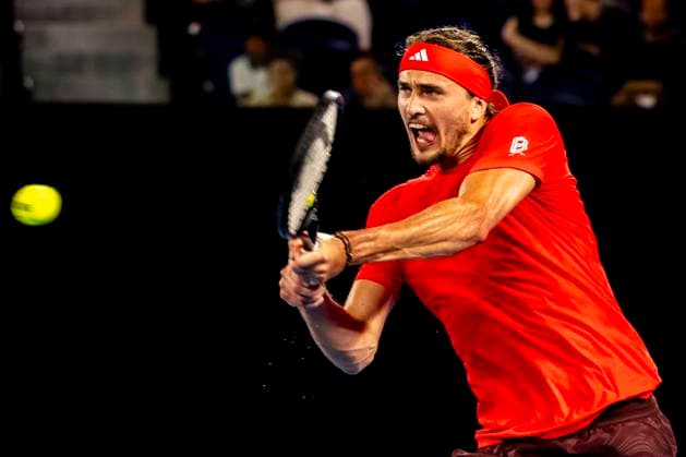Tennis, Australian Open, Day 1, Alexander Zverev - Lucas Pouille