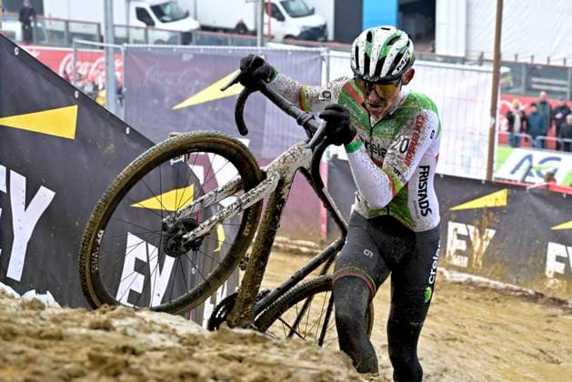 Belgian championship Cyclocross Zolder - day 2 ZOLDER, BELGIUM - JANUARY 12 : Dockx Aaron during the men U23 Race of the 2025 Belgian Championships cyclocross in Zolder, Belgium, 12 01 2025 Zolder Belgium  Copyright: xSesx