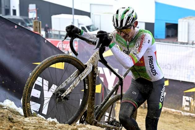 Belgian championship Cyclocross Zolder - day 2 ZOLDER, BELGIUM - JANUARY 12 : Dockx Aaron during the men U23 Race of the 2025 Belgian Championships cyclocross in Zolder, Belgium, 12 01 2025 Zolder Belgium  Copyright: xSesx