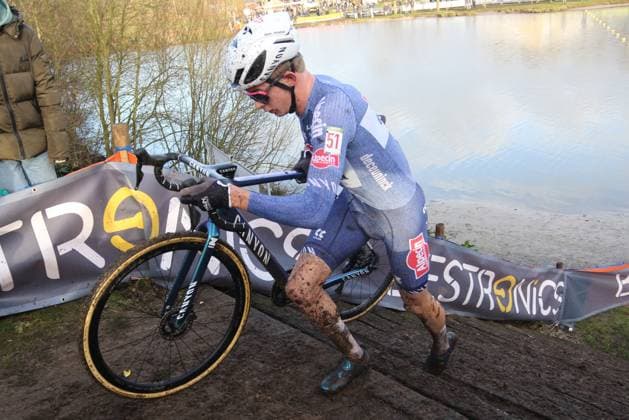 NK Cyclocross Oisterwijk Elite mannen Oisterwijk (NED), CYCLOCROSS, JANUARY 12 Gefotografeerd tijdsns het Nederlands Kampioenschap veldrijden in Oisterwijk: Tibor del Grosso Oisterwijk Netherlands Content not available for redistribution in The Netherlands directly or indirectly through any third parties. Copyright: xSportfotoxPhotoagencyx