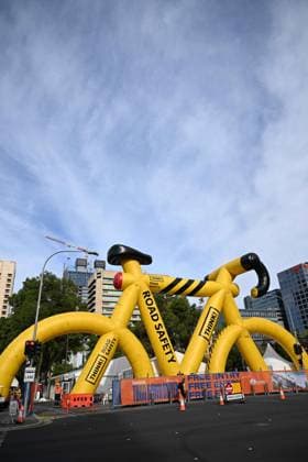 13-01-2025 Allenamento Tour Down Under 2025; Adelaide; 
