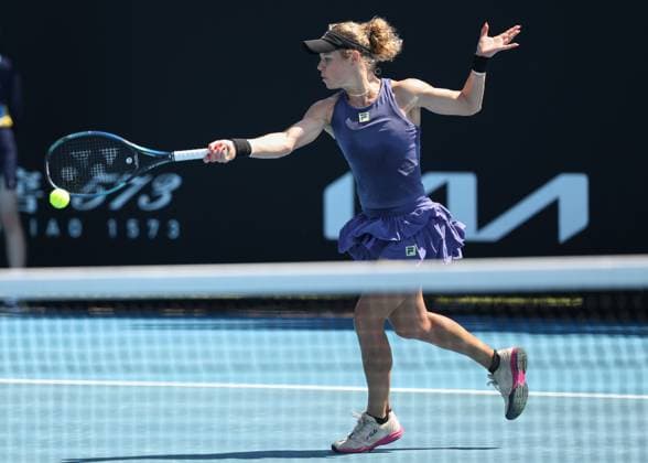 Laura Siegemund GER , Australian Open 2024, Melbourne Park, Melbourne, Victoria, Australia Copyright: xJuergenxHasenkopfx