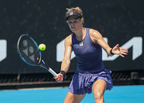 Laura Siegemund GER , Australian Open 2024, Melbourne Park, Melbourne, Victoria, Australia Copyright: xJuergenxHasenkopfx