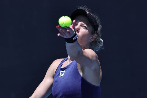 Laura Siegemund, GER, during first round of 2025 Australian Open in Melbourne, 13 01 2025