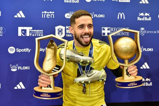 Bilder des Jahres 2025, Sport 01 Januar Sport Themen der Woche KW02 Sport Bilder des Tages Kelvin Oliveira of Brazil during the Kings League World Cup 2025 final between Brazil and Colombia at the Allianz Stadium on January 12, 2025 in Turin, Italy. ph Giuliano Marchisciano  Copyright: xGiulianoxMarchisciano IPAxSportx xipa-agency.netx xx IPA_52959207 IPA_Agency_IPA52959207