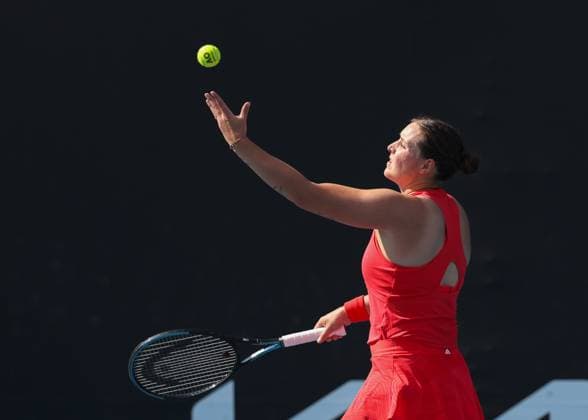 Jule Niemeier GER , Australian Open 2024, Melbourne Park, Melbourne, Victoria, Australia Copyright: xJuergenxHasenkopfx