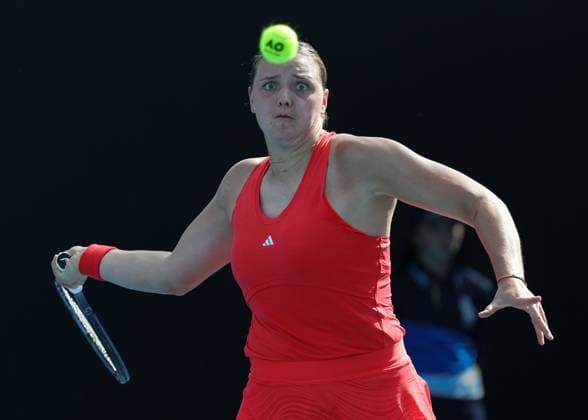 Jule Niemeier GER , Australian Open 2024, Melbourne Park, Melbourne, Victoria, Australia Copyright: xJuergenxHasenkopfx