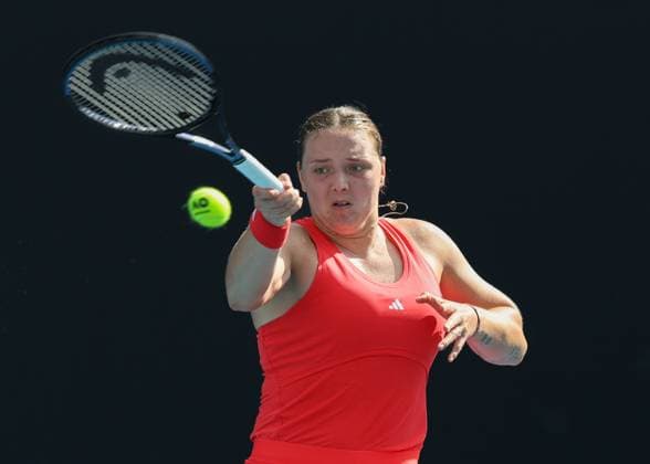 Jule Niemeier GER , Australian Open 2024, Melbourne Park, Melbourne, Victoria, Australia Copyright: xJuergenxHasenkopfx