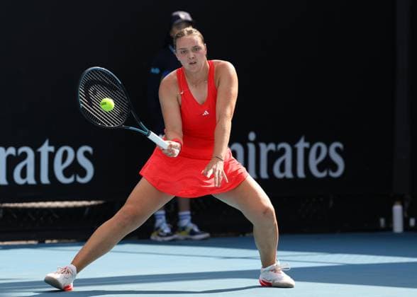 Jule Niemeier GER , Australian Open 2024, Melbourne Park, Melbourne, Victoria, Australia Copyright: xJuergenxHasenkopfx