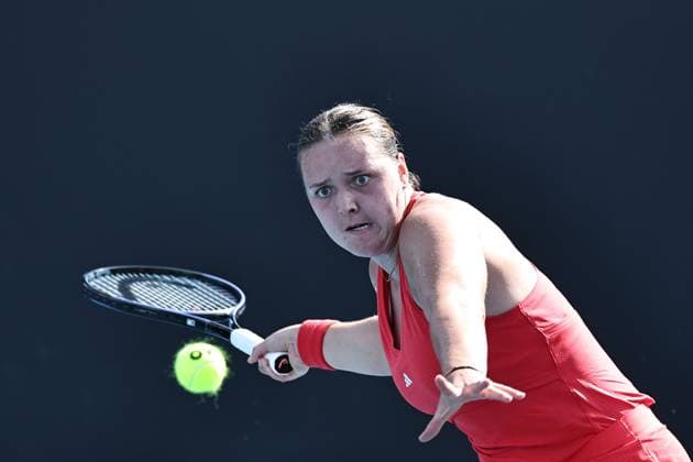 Jule Niemeier, GER, during first round of 2025 Australian Open in Melbourne, 13 01 2025; - 