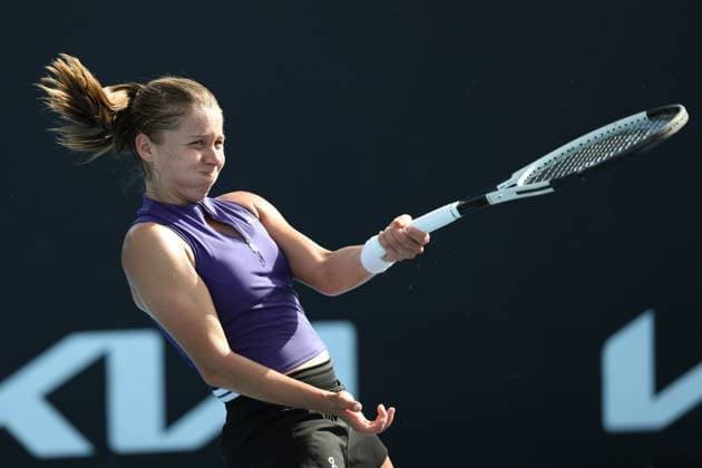 Maja Chwalinska POL , Australian Open 2024, Melbourne Park, Melbourne, Victoria, Australia Copyright: xJuergenxHasenkopfx