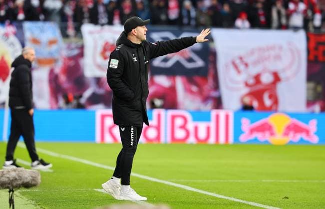 RB Leipzig Ð Bremen Bundesliga Leipzig, 12 01 2025, Red Bull Arena, Soccer Bundesliga, Matchday 16 , RB LEIPZIG vs SV WERDER BREMEN 4 2 2 1 , In the picture Coach Ole Werner Werder Bremen , Picture Point