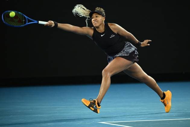 TENNIS AUSTRALIAN OPEN, Naomi Osaka of Japan during her round 1 match against Caroline Garcia of France during the 2025 Australian Open at Melbourne Park in Melbourne, Monday, January 13, 2025. ( NO ARCHIVING, EDITORIAL USE ONLY, NO USE IN BOOKS WITHOUT CONSENT MELBOURNE VICTORIA AUSTRALIA  Copyright: xJOELxCARRETTx 20250113124902513395
